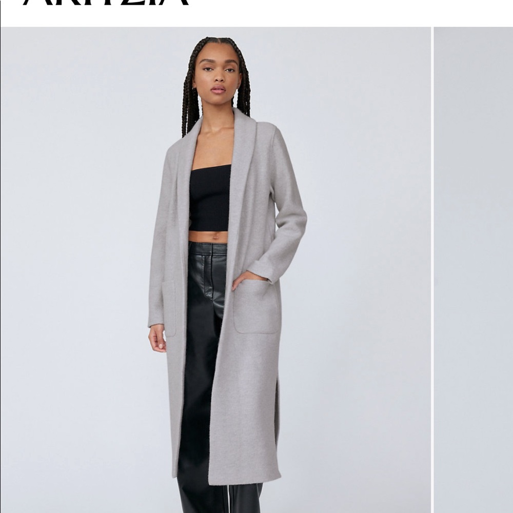 Aritzia Babaton long wool coat